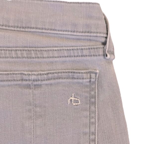 Rag & Bone Gray Skinny Low Rise Denim Jeans - Picture 7 of 9